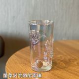 Starbucks 2022 China Camellia Relief Siren Logo 15oz Glass Cup