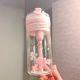 Starbucks 2022 China Pink Sakura Contigo 17oz Straw Tumbler with Snack box