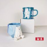 Starbucks 2022 Taiwan polar bear and pet mug