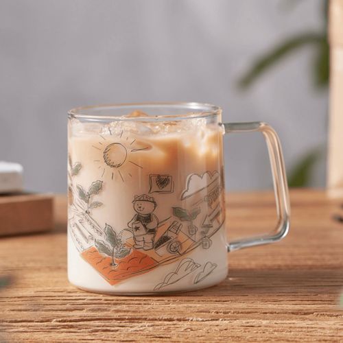 Starbucks 2022 China Coffee Enthusiasm 16oz Glass Cup