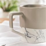Starbucks 2022 China Gray and White Marbling 12oz Mug
