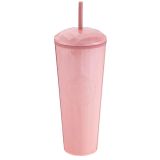 Starbucks 2022 Taiwan Pink Dome 24oz Cup Tumbler
