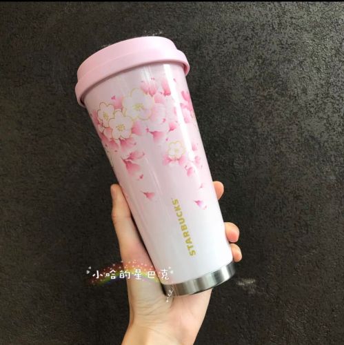 Starbucks 2020 China Pink Sakura 17oz SS Cup Tumbler