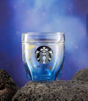 Starbucks 2022 China Summer Blue Starry Sky 8oz Glass Cup