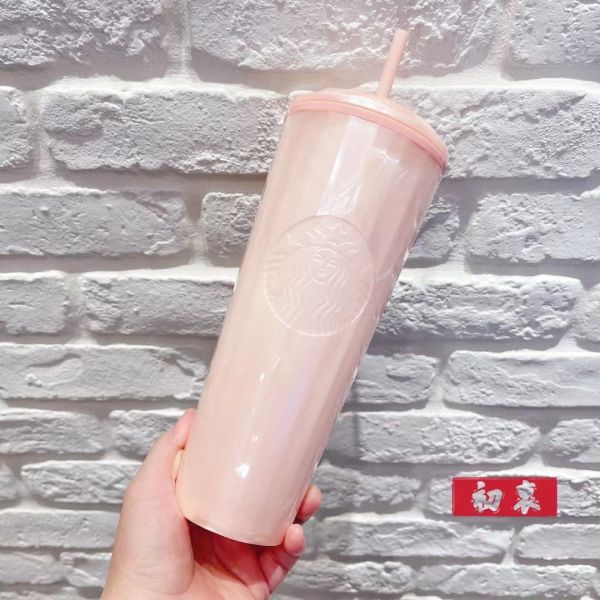Starbucks 2022 Taiwan Pink Dome 24oz Cup Tumbler