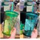 Preorder Starbucks 2022 Japan Summer Green 16oz Glass Cup Tumbler ship in the end of June