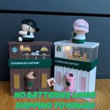 Starbucks 2022 China Coffee House Cute Bear Pink Or Brown Night Light