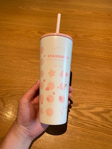 2021 Pink Sakura Cherry Blossom Spot SS 16oz Cup Tumbler