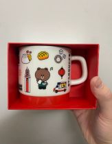 Starbucks 2022 Hongkong Line Friends 12oz Mug with gift box shipping in the end of july