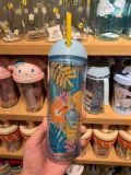Miniso Disney Stitch Rolling Ball 13oz Plastic Straw Cup Tumbler not starbucks
