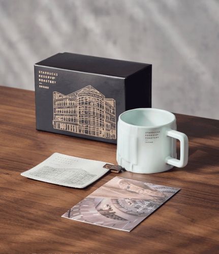Starbucks 2022 China Global Reserve Roastery Chicago 8oz Mug with Gift Box
