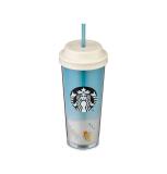 Starbucks 2022 Korea Summer Ocean Blue 20oz Cup Tumbler Ship in the middle of Aug.