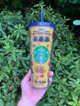 Starbucks 2022 Taiwan Line Friends 24oz Cup Tumbler no box when shipping