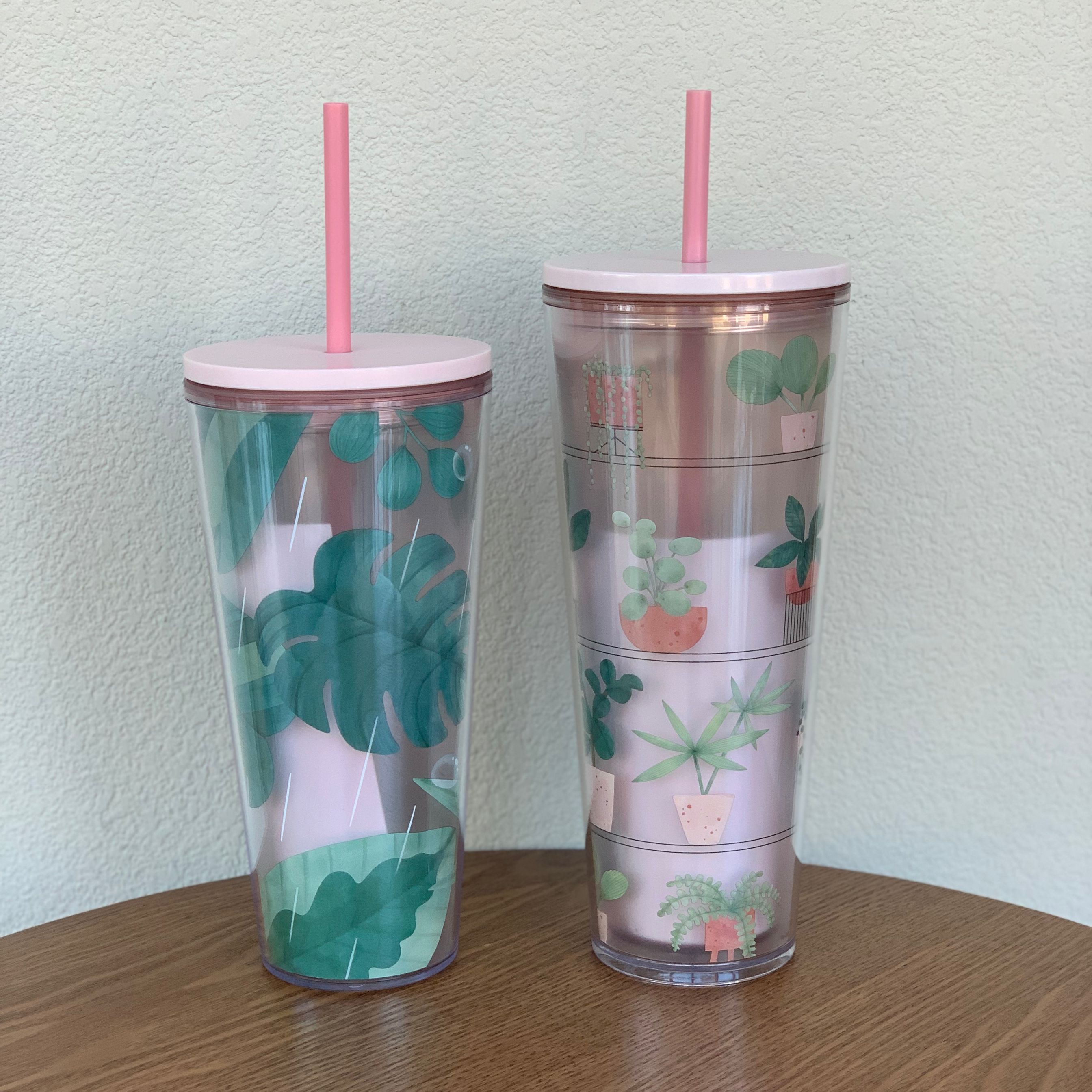 US 99.99 Starbucks 2022 Taiwan Dews on Leaves 20oz and Home Greenery