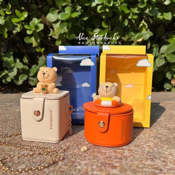 Starbucks 2022 China Cute Bear Mini Coin Bag storage box