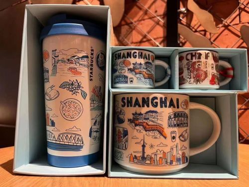 Starbucks 2022 China BTS Shanghai Mug Tumbler