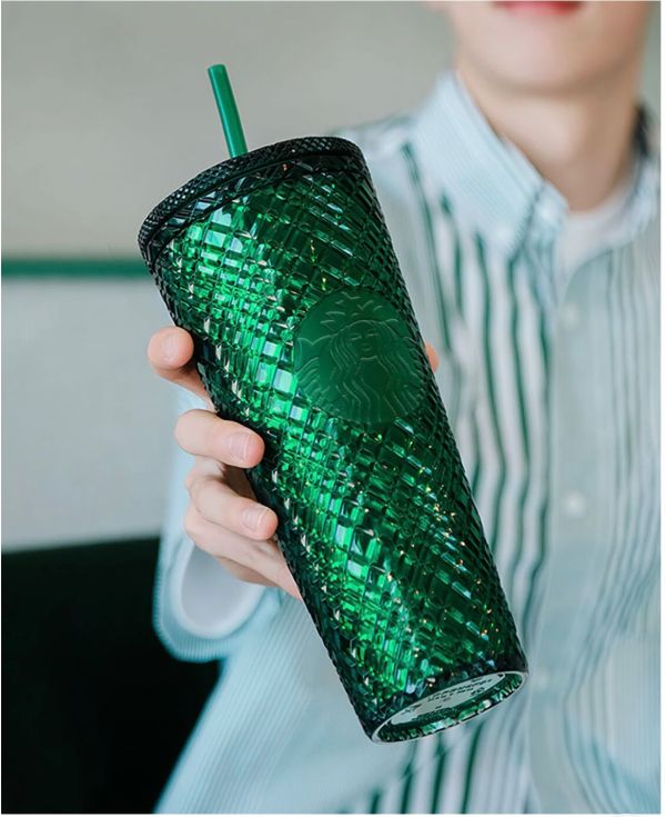 Starbucks 2022 China Classical Green Jewel 24oz Cup Tumbler