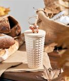 Starbucks 2022 China Autumn Forest Cute Squirrel Topper Pineapple 16oz SS Cup Tumbler