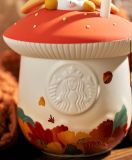 Starbucks 2022 China Autumn Forest Mushroom and Indolent Rabbit 12oz Mug
