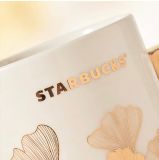 Starbucks 2022 China Autumn Ginkgo Golden Leaves 14oz Mug