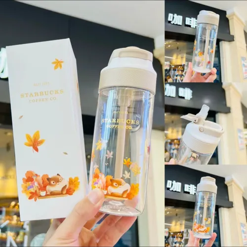 Starbucks 2022 China Autumn Maple Leaves Fly 18oz Cup Tumbler