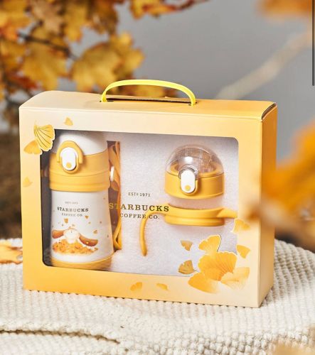 Starbucks 2022 China Autumn Thermos Cute Rabbit 10oz Baby Two Lids Cup Tumbler