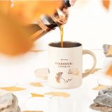Starbucks 2022 China Autumn Thermos Ginkgo 11oz Desktop Cup