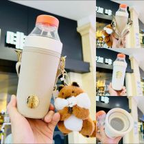 Starbucks 2022 China Warm Autumn 20oz SS Cup Tumbler with Squirrel Sleeve