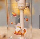 Starbucks 2022 China Contigo Autumn Squirrel Snack Box 14oz Straw Cup Tumbler