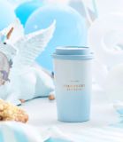 Starbucks 2022 China Summer Blue Thermos Coffee Paradise 15oz SS Cup Tumbler