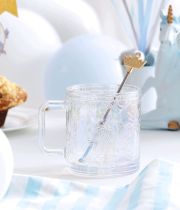 Starbucks 2022 China Summer Carousel 15oz Glass Cup with stick