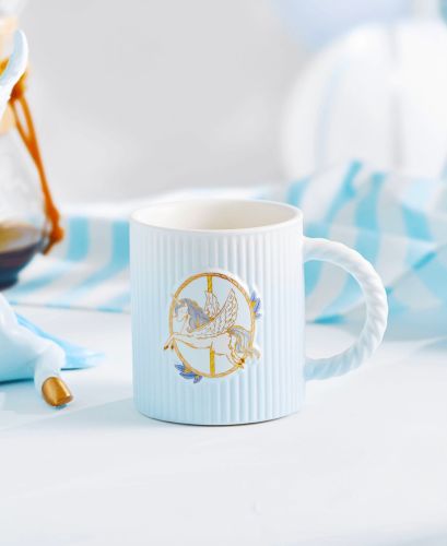 Starbucks 2022 China Summer Blue Carousel 12oz Mug