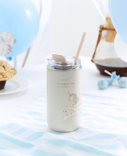Starbucks 2022 China Summer Carousel 12oz SS Cup Tumbler