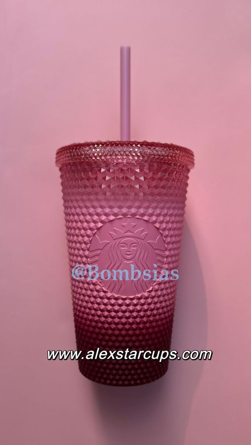 US&CAN Holiday Release Waxberry Pink Gradient Grande 16oz Studded in hand ship soon