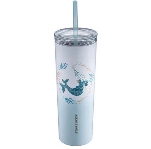 PRE ORDER Starbucks Cup Taiwan Summer Siren Logo 16oz Water Bottle Str