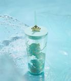 Starbucks 2022 China Anniversary Ocean Siren Mermaid 20oz Glass Cup Tumbler ship after 5th Oct.