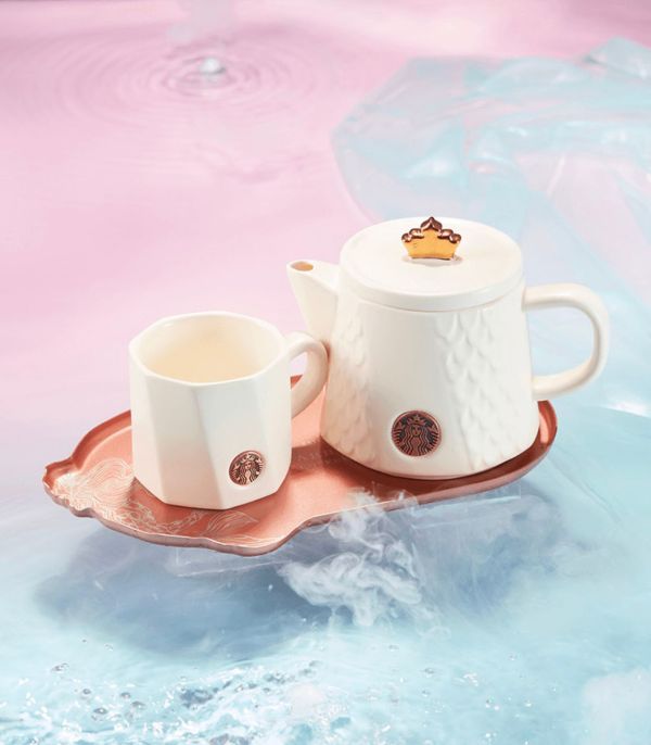 Starbucks 2022 China Anniversary Scale Relief mug and Teapot Set