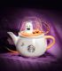 Starbucks 2022 China Halloween Pumpkin Teapot and Glass Cup Set