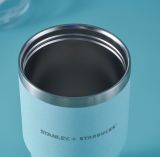 Starbucks 2022 China Anniversary Stanley Ocean Blue Ice Crack 20oz Cup Tumbler