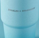 Starbucks 2022 China Anniversary Stanley Ocean Blue Ice Crack 20oz Cup Tumbler