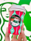 Starbucks 2022 China Christmas Led Night Light Ornament Cup Keychain( no batteries when shipping to Hawaii)