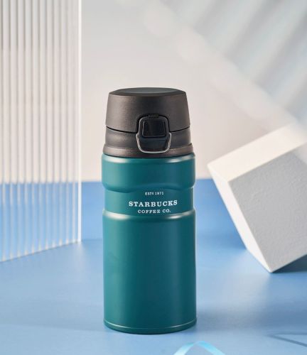 Starbucks 2022 China Thermos Green Classical 17oz SS Cup Tumbler
