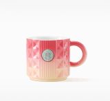 Starbucks 2022 China Pink Yellow Gradient Siren Logo 13oz Mug