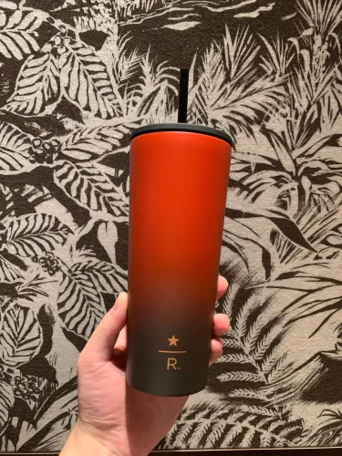 Starbucks 2022 China Outstanding Red And Black 16oz SS Cup Tumbler