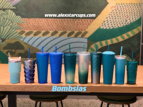 Starbucks 2022 Blue and Green Cup Tumbler