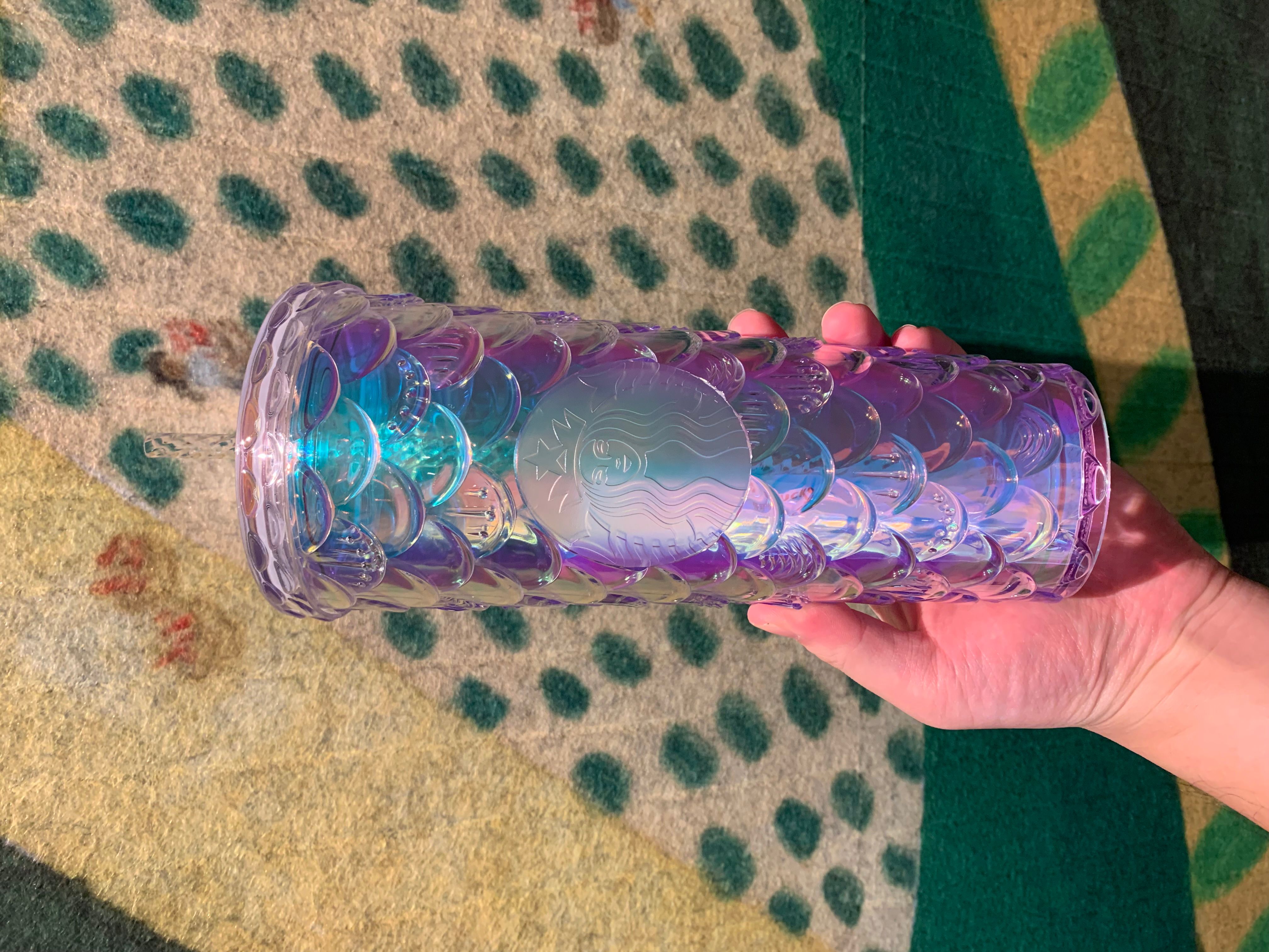 700ml/24oz Blue Unicorn Plastic Contigo Sippy Cup – Ann Ann Starbucks