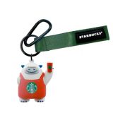 Starbucks 2022 Taiwan Christmas Yeti Keychain