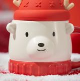 Starbucks 2022 China Christmas Polar Bear Gift 12oz Mug