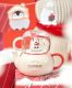 Starbucks 2022 China Christmas Polar Bear Gift Glass Cup and Teapot Set