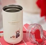 Starbucks 2022 China Christmas Penguin 12oz SS Cup Tumbler with Bag